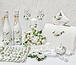 Свадебный набор "Кураж" в белом цвете, фото 6