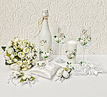 Свадебный набор "Кураж" в белом цвете, фото 3