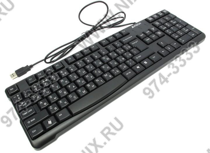 Клавиатура A4Tech KR-750 Black USB 106КЛ