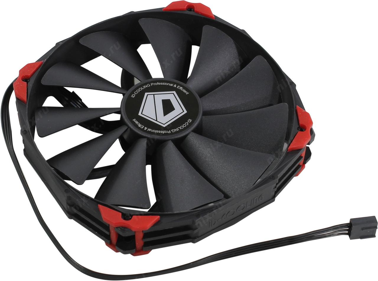 ID-Cooling ID-FAN-NO-14025K (4пин, 140x140x25мм, 16.8-32.6дБ,800-1600 об/мин)