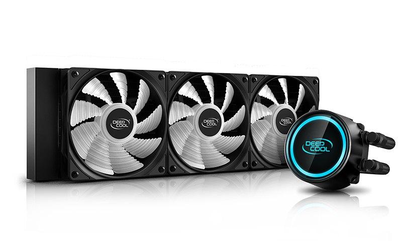 Deepcool DP-H12RF-GL360V2C GAMMAXX L360 RGB V2 (4пин, 1155/1366/2011/2066/AM4-FM2, 30дБ, 500-1800об/мин, Al)