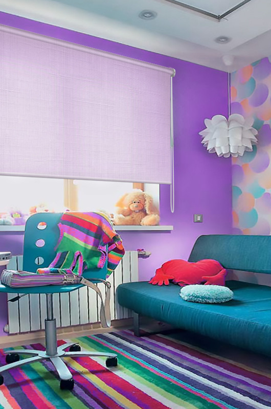 Рулонная штора Фиолетовый - фото 2 - id-p167591391