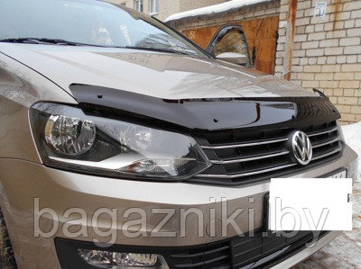 Дефлектор капота SIM VW Polo 5 2015-2019 - фото 2 - id-p167593621