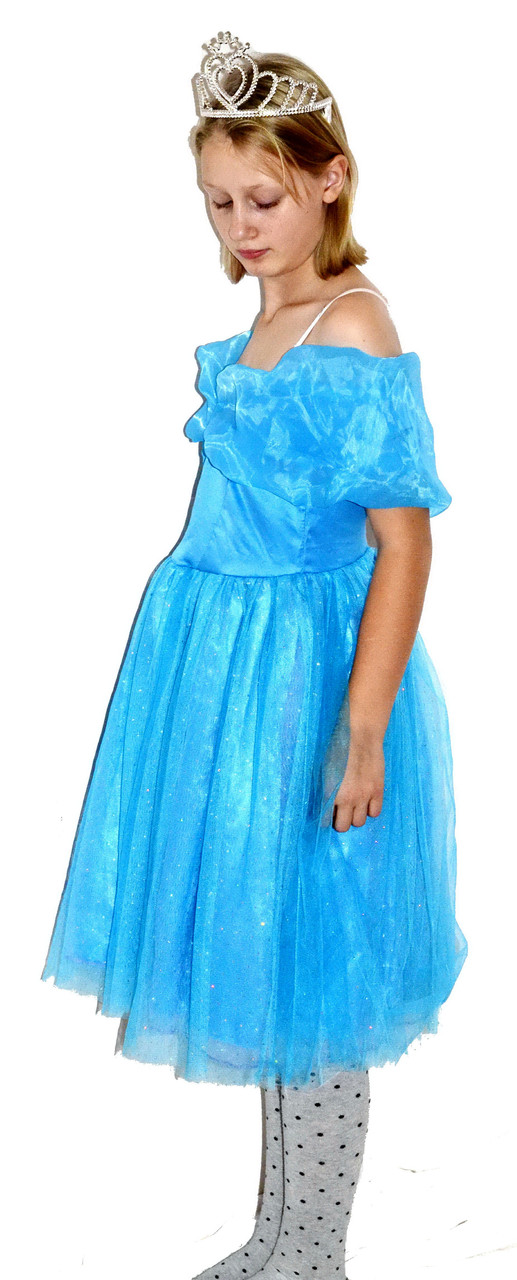 Платье нарядное с короной на 10-12 лет - фото 3 - id-p167593703