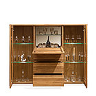 Шкаф комбинированный-бар Лозанна 4 из массива дуба, фото 8