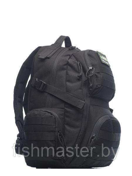 Рюкзак тактический HUNTSMAN RU 011 40л ткань Оксфорд Черный - фото 3 - id-p163550306