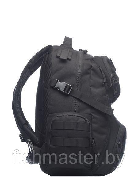 Рюкзак тактический HUNTSMAN RU 011 40л ткань Оксфорд Черный - фото 8 - id-p163550306