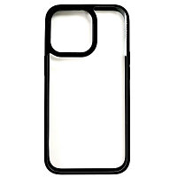 Силиконовый чехол Ipaky Clear Case прозрачно-черный для Apple iPhone 13 Pro