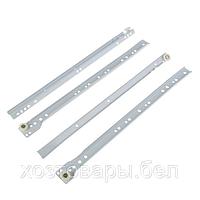 Направляющая роликовая L-450, 0,8мм, белая (комплект), AKS