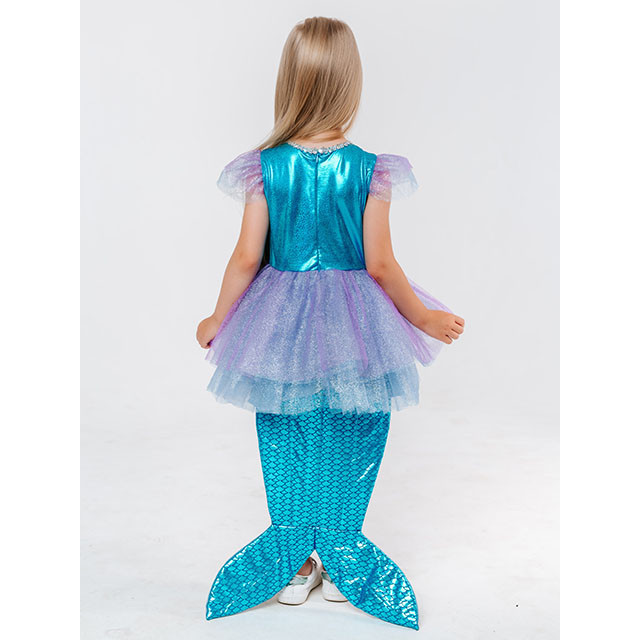 Детский карнавальный костюм ариэль ariel русалочка disney princess для девочки 9018 к-21 - фото 2 - id-p167596219