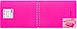 Блокнот OfficeSpace Neon А5, 60 листов, на спирали сверху, обложка - пластик, розовый, фото 2