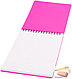 Блокнот OfficeSpace Neon А5, 60 листов, на спирали сверху, обложка - пластик, розовый, фото 3