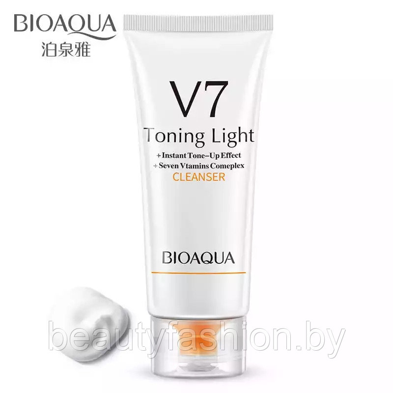 Пенка для умывания Cleansing Toning Light V7,100ml Bioaqua - фото 2 - id-p167596663