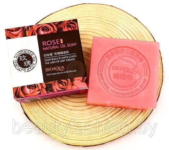 Натуральное мыло ручной работы с маслом розы,100 гр. Bioaqua - фото 2 - id-p167596671