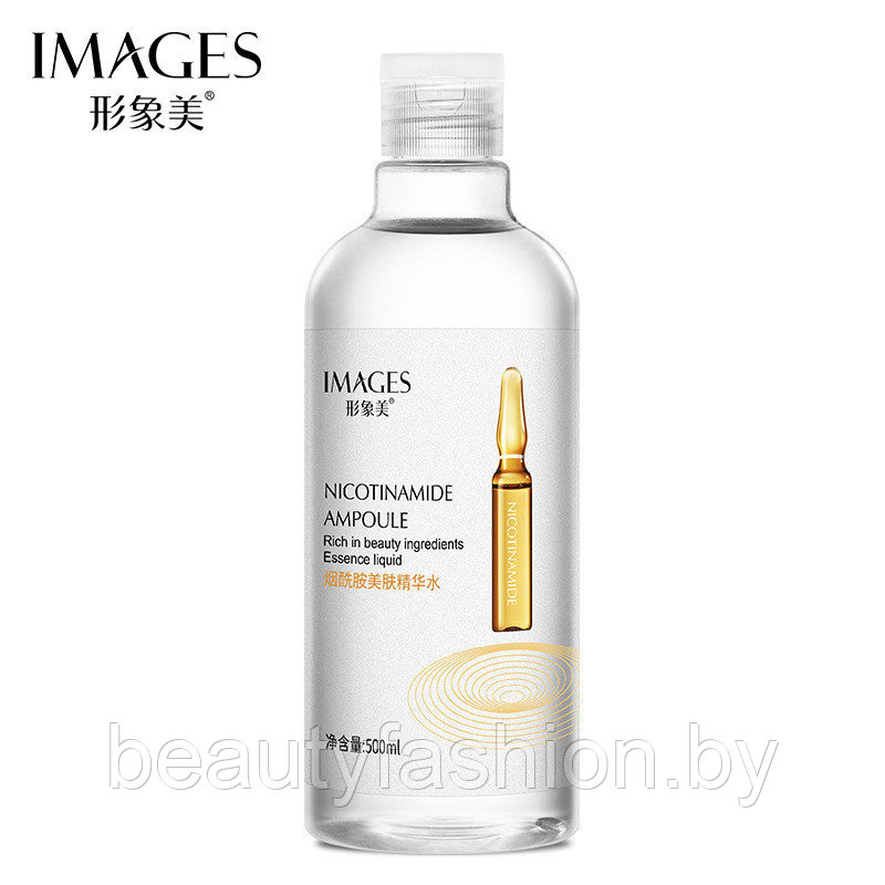 Ампульный тонер с ниацинамидом и экстрактом календулы Nicotinamode Ampoule Beauty Skin Essence, 500мл IMAGES - фото 2 - id-p167596682