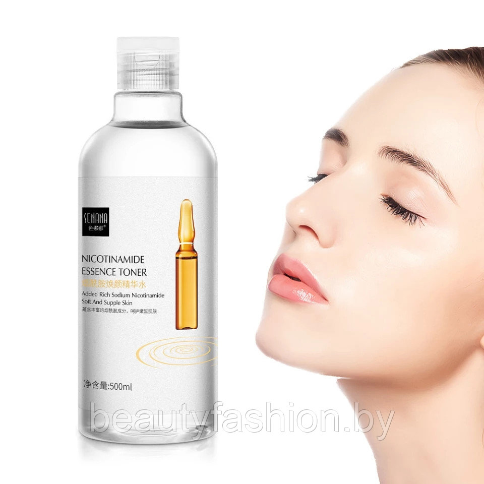 Ампульный тонер с ниацинамидом и экстрактом календулы Nicotinamode Ampoule Beauty Skin Essence, 500мл IMAGES - фото 5 - id-p167596682