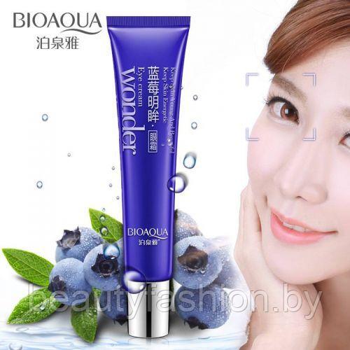 Крем для кожи вокруг глаз с экстрактом черники успокаивающий Blueberry Eye Cream Eye Treatment (20г) Bioaqua - фото 4 - id-p167596713