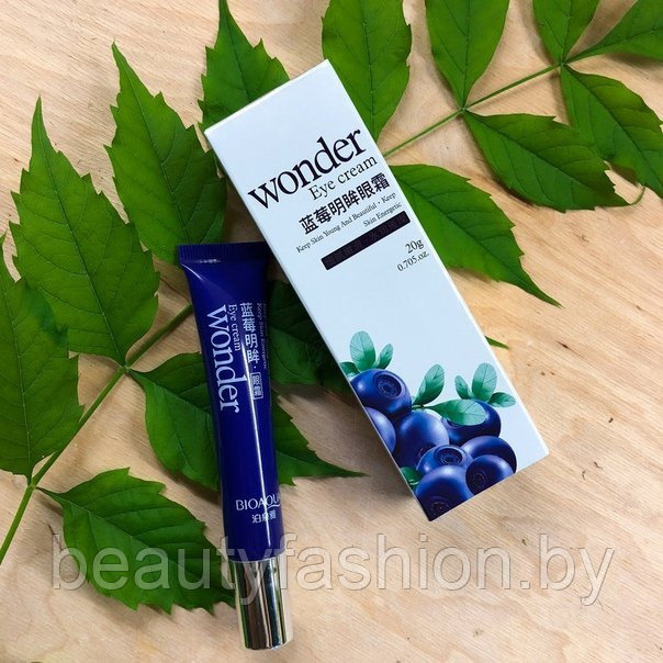 Крем для кожи вокруг глаз с экстрактом черники успокаивающий Blueberry Eye Cream Eye Treatment (20г) Bioaqua - фото 7 - id-p167596713