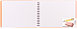 Блокнот OfficeSpace Neon А5, 60 листов, на спирали сверху, обложка - пластик, оранжевый, фото 3