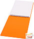 Блокнот OfficeSpace Neon А5, 60 листов, на спирали сверху, обложка - пластик, оранжевый, фото 5
