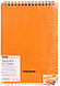 Блокнот OfficeSpace Neon А5, 60 листов, на спирали сверху, обложка - пластик, оранжевый, фото 6