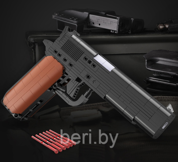 C81012W Конструктор пистолет CaDa Block Gun Series: пистолет M1911, 332 детали, аналог Lego