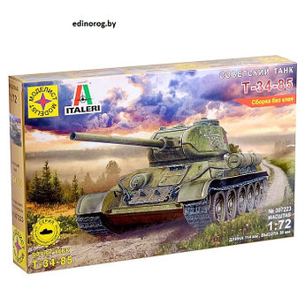 Сборная модель «Советский танк Т-34-85» (1:72) + клей в подарок