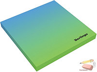 Самоклеящийся блок Berlingo Ultra Sticky.Radiance 75х75 мм., 50 листов, голубой/зеленый градиент