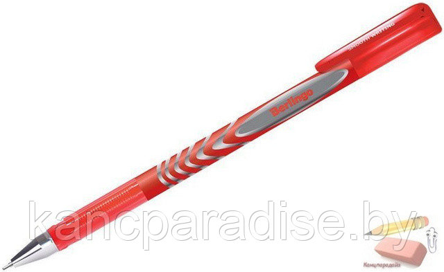 Ручка гелевая Berlingo G-Line, 0,5 мм., игольчатый стержень, красная, арт.CGp_50118 - фото 2 - id-p167599911