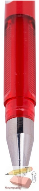 Ручка гелевая Berlingo G-Line, 0,5 мм., игольчатый стержень, красная, арт.CGp_50118 - фото 3 - id-p167599911