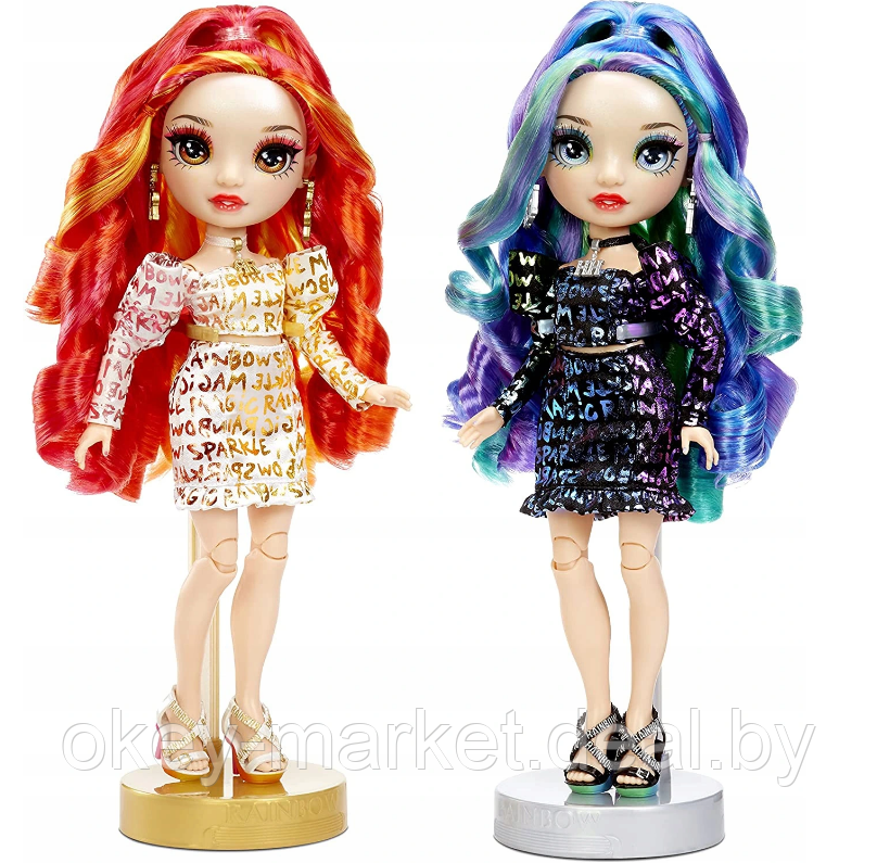 Набор из 2 кукол Rainbow High Лорел и Холли Девиус - фото 1 - id-p167609789
