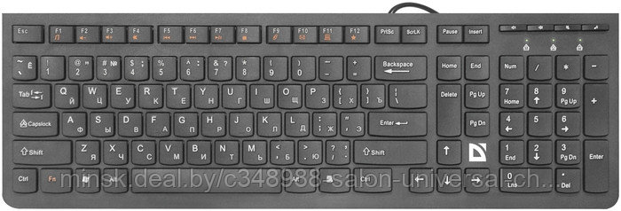 Клавиатура DEFENDER UltraMate SM-530 USB, черная