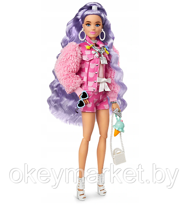 Кукла Barbie Экстра Милли Style Millie с фиолетовыми волосами GXF08, фото 3