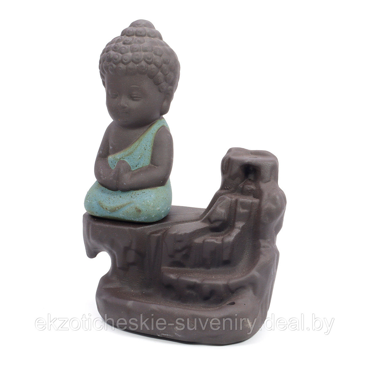 Подставка под стелющиеся благовония Маленький Будда в медитации - исцеление и защита - фото 1 - id-p167610682