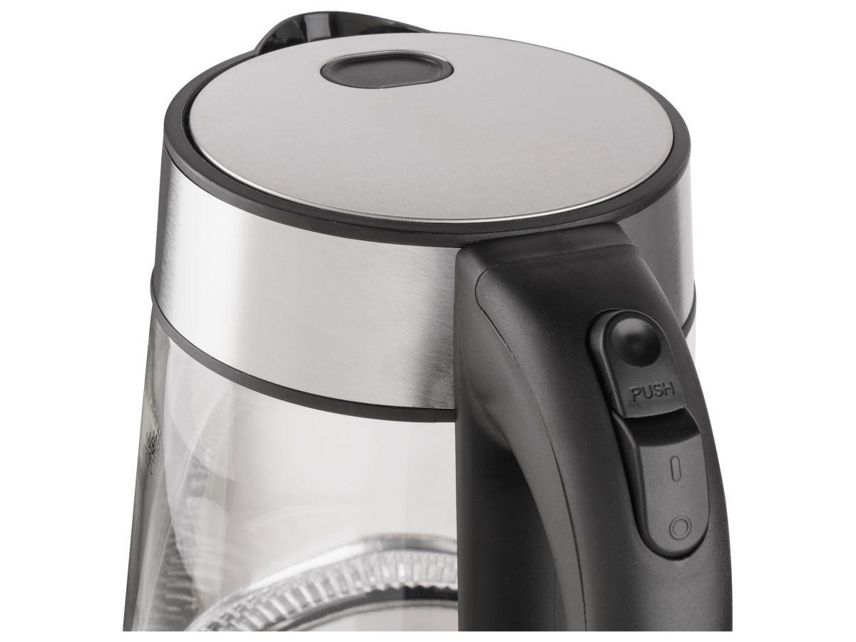 Чайник электрический NORMANN AKL-237 (2200 Вт; 1,7 л; стекло; подсветка) - фото 3 - id-p167610696