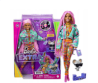 Кукла Barbie Экстра Pink Braid Doll in Flora GXF09