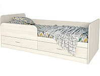 Кровать Анеси 5 с ящиками Вудлайн кремовый