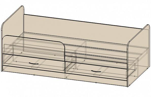 Кровать Анеси 5 с ящиками Венге - фото 3 - id-p167621052