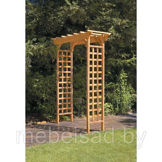 Пергола-арка садовая деревянная "Дачная Люкс №17" - фото 1 - id-p167621359