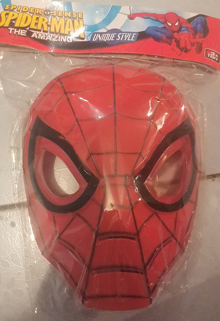 Карнавальная маска человека-паука Spider-man светится - фото 1 - id-p167621545