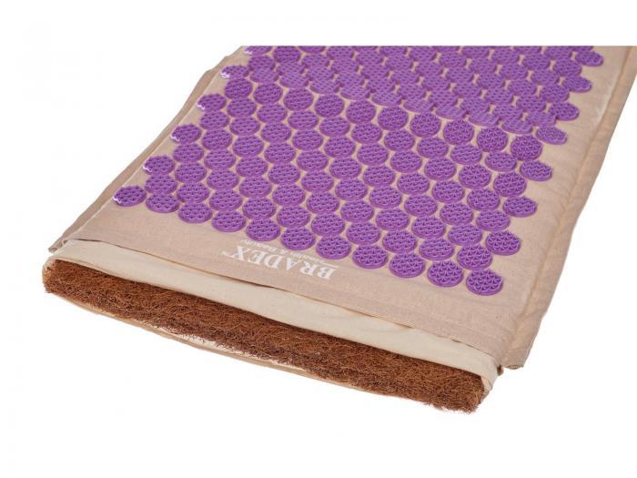 Коврик акупунктурный НИРВАНА® (Acupressure mat beige / purple), Bradex KZ 0672 - фото 5 - id-p167455595