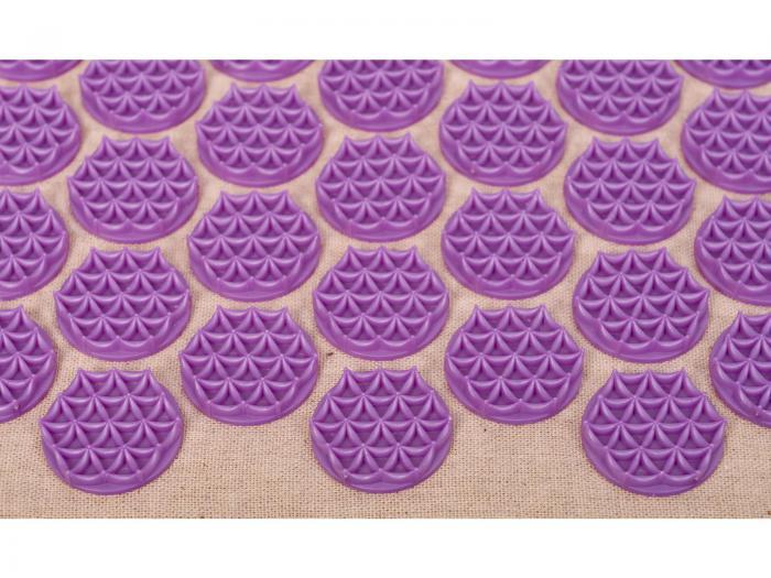 Коврик акупунктурный НИРВАНА® (Acupressure mat beige / purple), Bradex KZ 0672 - фото 7 - id-p167455595