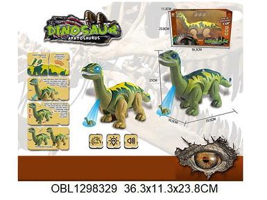 Динозавр на батарейках 2 цвета, 666-25A