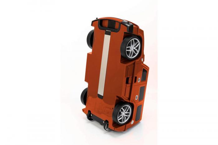 Чемодан детский «ВНЕДОРОЖНИК» оранжевый (Suitcase-car orange), Bradex DE 0405 - фото 2 - id-p167455637