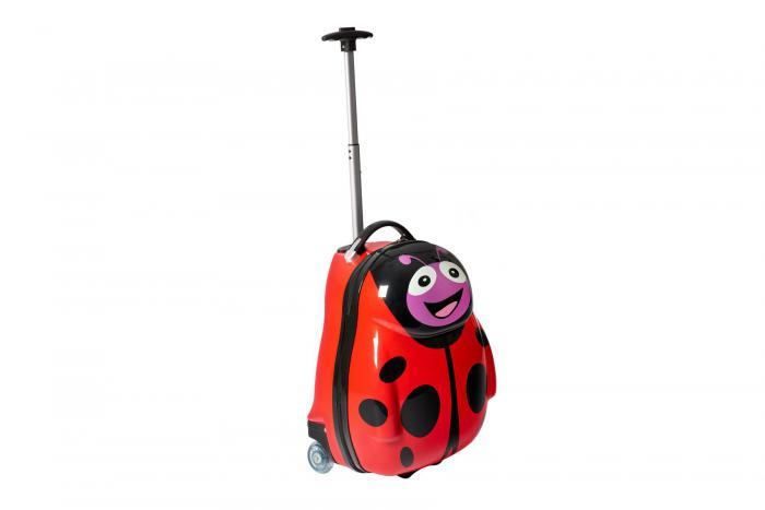 Чемодан детский «БОЖЬЯ КОРОВКА» (Kids Luggage (ladybird)), Bradex DE 0406 - фото 4 - id-p167455638