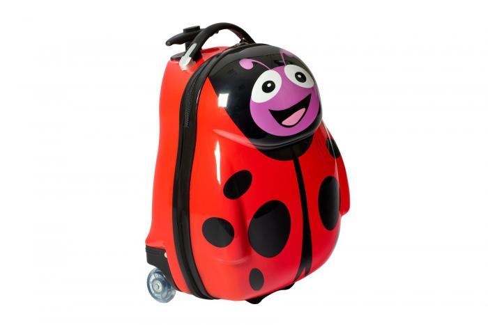 Чемодан детский «БОЖЬЯ КОРОВКА» (Kids Luggage (ladybird)), Bradex DE 0406 - фото 7 - id-p167455638