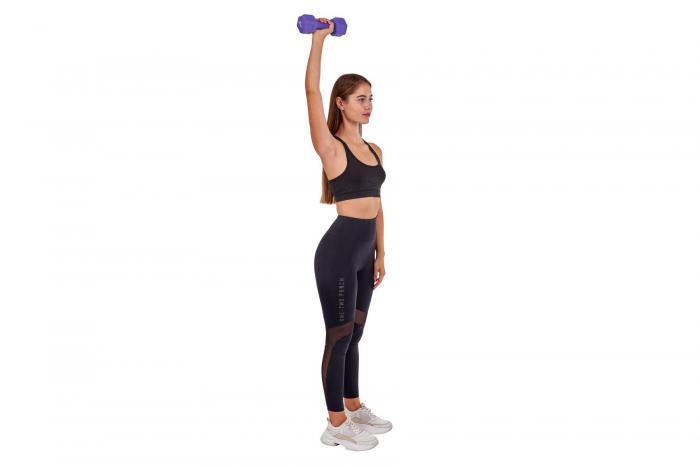 Гантель неопреновая, 4 кг, фиолетовая (Neoprene dumbbell 4 kg purple pantone 814 c), Bradex SF 0544 - фото 10 - id-p167455648