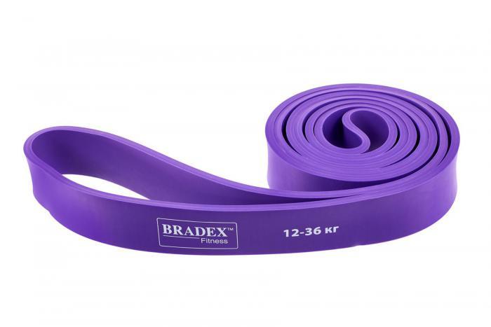 Эспандер-лента, ширина 3,2 см (12 - 36 кг.) (sporty rubber band 3,2 cm), Bradex SF 0195 - фото 1 - id-p167455718