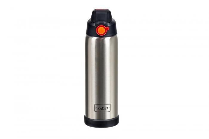 Термос-бутылка 770мл, стальной (KD-8107, color steel), Bradex TK 0417