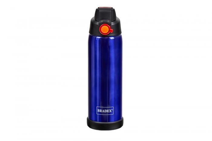 Термос-бутылка 770мл, синий (KD-8107. bottle blue), Bradex TK 0413
